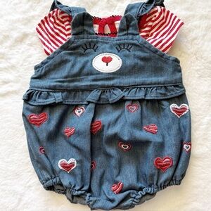 Nannette Valentine Baby Girls Bear Set